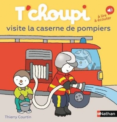 T'choupi visite la caserne de pompiers Nathan