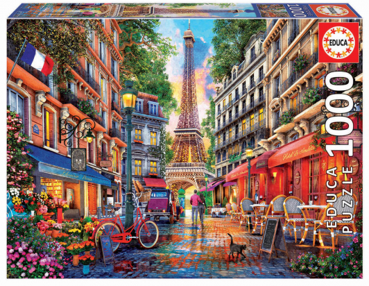 Puzzle 1000 pièces Paris Dominic Davison Educa