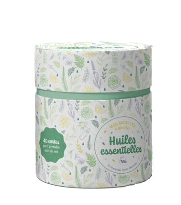Huiles essentielles - Mes recettes à piocher - Françoise Couic Marinier - Éditions 365