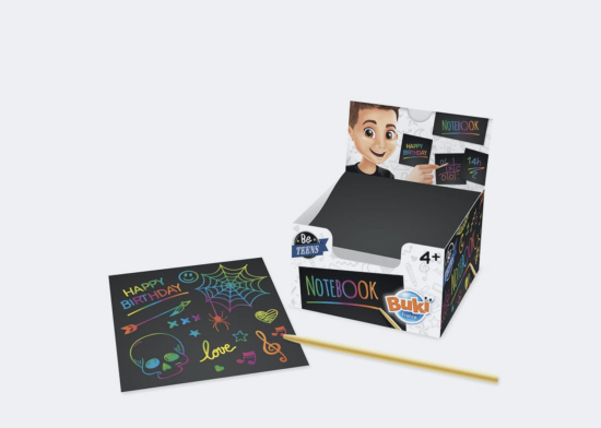 Bloc de cartes à gratter Buki