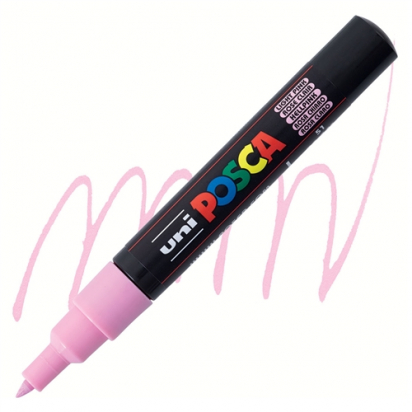 Marqueur PC1MC pointe extra-fine 0,7-1 mm Rose clair POSCA