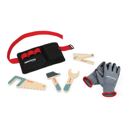 Ceinture de bricolage outils avec gants Janod