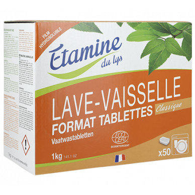 Tablettes lave vaisselle classique 50p. Etamine du Lys