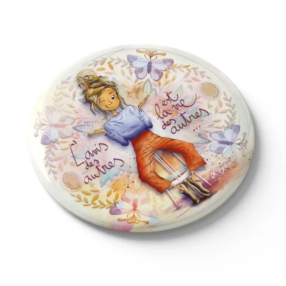 Magnet "L'avis des autres est la vie des autres"- Mon amie Luce