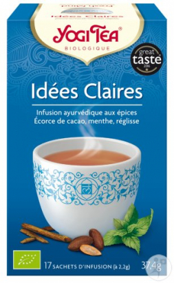Infusion ayurvédique aux plantes Idées claires Yogi Tea