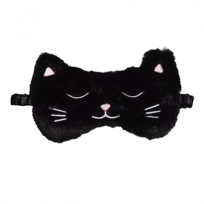 Masque de nuit cocooning Chat noir Draeger