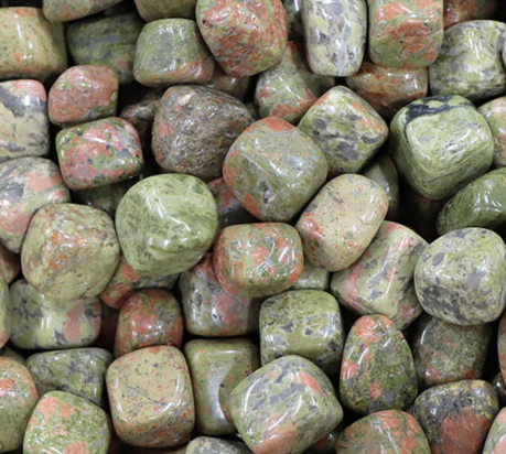 Pierre roulée Unakite 20gr à 25gr