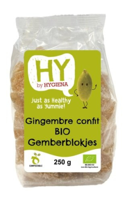 Gingembre confit bio 250 g HY