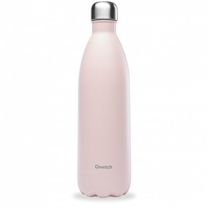 Bouteille Isotherme  - 1L - Pastel rose - Qwetch