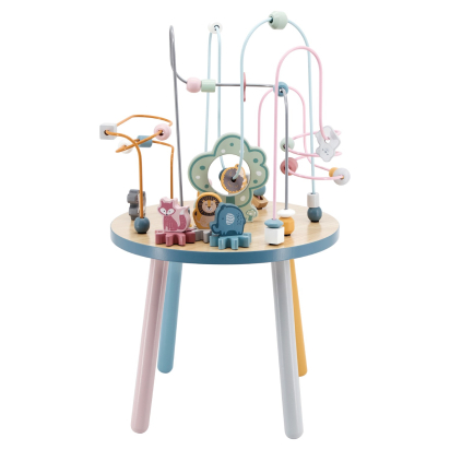 Table d'Activités en bois Serpentin du jardin