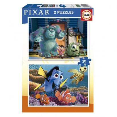 Puzzle Monstres et co + Nemo 2x48 Educa