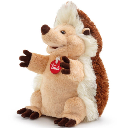 Marionnette hérisson en peluche 16 x 25 x 21 cm - Trudi