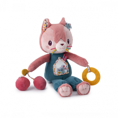 Peluche d'activités Jeanne le chat LILLIPUTIENS