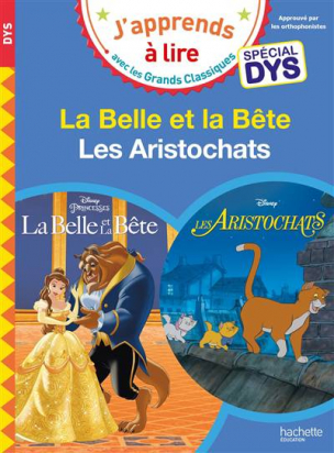 La Belle et la Bête - Les aristochats Spécial DYS Hachette