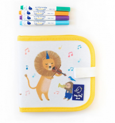 Mini carnet à dessins doodle it & go Lion Jaq Jaq bird