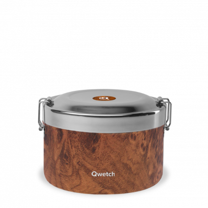 Bento isotherme 850 ml Wood Qwetch