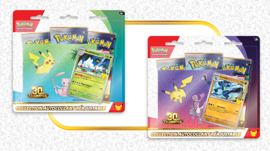 30e Anniversaire - Pack Autocollant Réajustable - tripack - pokémon