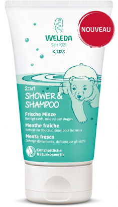 Kids 2in1 Shampoo & Body Wash Menthe Fraîche  - Weleda