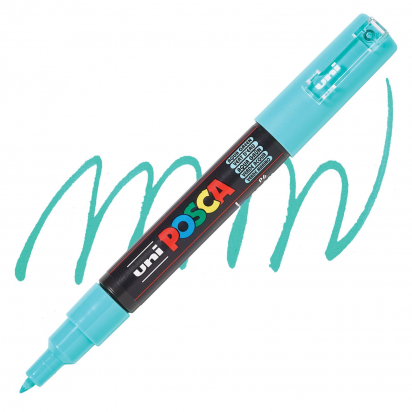 Marqueur PC1MC pointe extra-fine 0,7-1 mm Vert d'eau POSCA