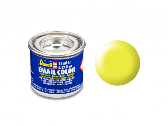 Peinture Jaune fluo satiné 14 ml Revell