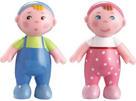 Bébés Marie et Max - figurine articulée - Little friends - Haba