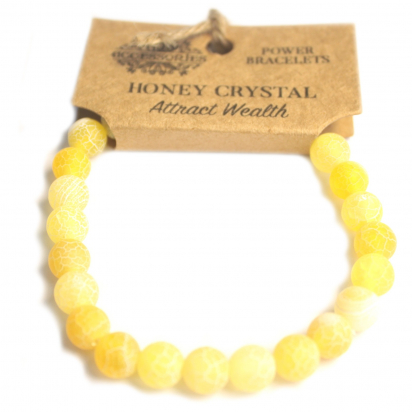 Bracelet de Puissance - Cristal de Miel