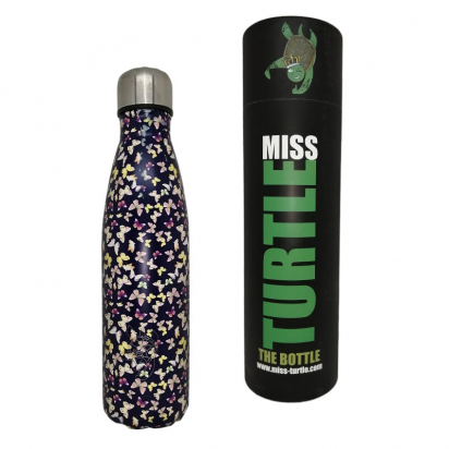 Gourde isotherme 500 ml Volée Mauve de Papillon Miss turtle