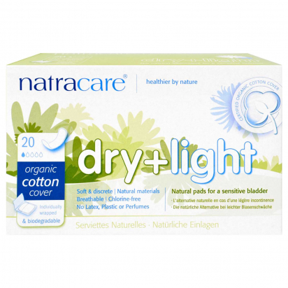 Serviettes Hygiéniques - Dry + Light - Natracare