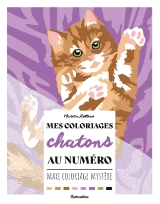 Mes coloriages au numéro - Coloriage bien-être - Rustica
