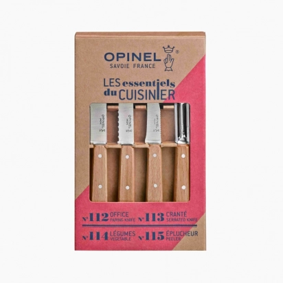 Boîte coffret 4 couteaux "les essentiels" Opinel