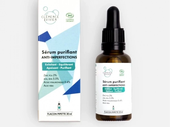 Sérum purifiant anti-imperfections Clémence et vivien