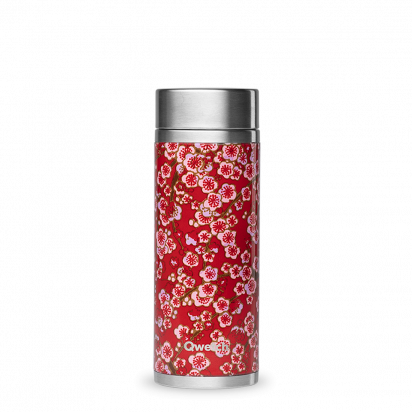 Théière isotherme 300 ml - Flower rouge - Qwetch
