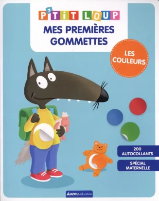 P'tit Loup. Mes premières gommettes - Les couleurs Auzou