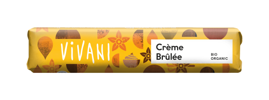 Vivani Barre Crème brûlée bio 40g – Vivani