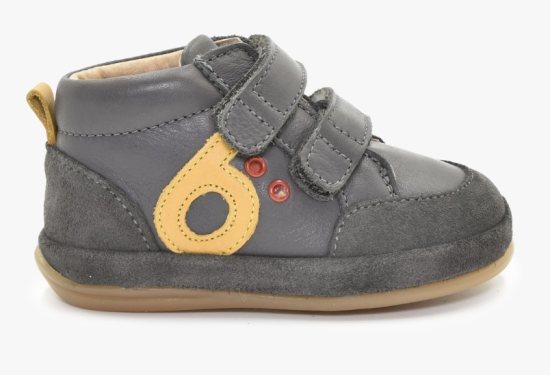 Chaussures logo Premiers pas Anthracite Jaune pointure 24 Benjie