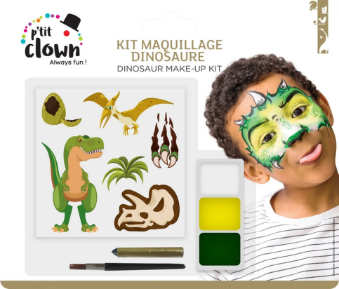 Ptit Clown kit maquillage dinosaure