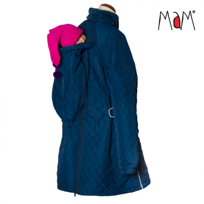Manteau de portage / grossesse - Quilted - Poseidon - Mamalila