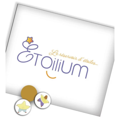 Etoilium - Enveloppe de 120 gommettes