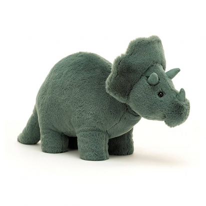 Doudou Peluche Fossilly Dinosaure Triceratops 17cm Jellycat