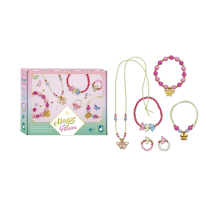 Magic fairies - 6 bijoux jolis papillons Janod