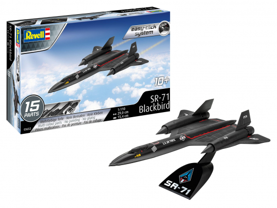 Lockheed SR-71 Blackbird easy-click-system Maquette Revell à encliqueter, pré-peinte