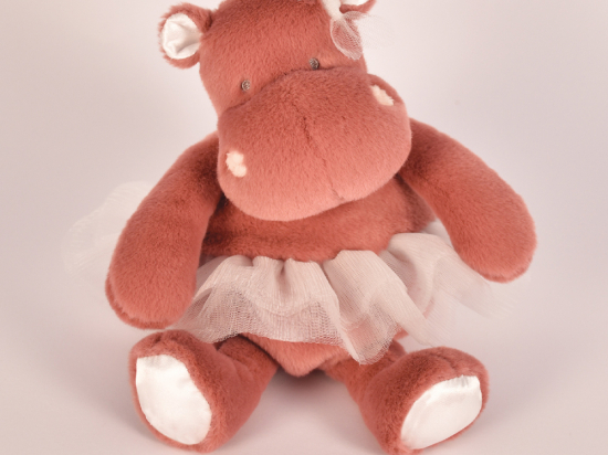 Peluche Hippopotame Terracotta Tutu - 22 cm Histoire d'ours