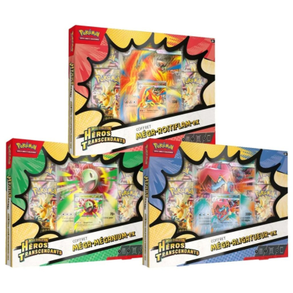 Pokémon JCC : Coffret ex Méga-Évolution Méga Méganium - ME2.5 Héros Transcendants FR