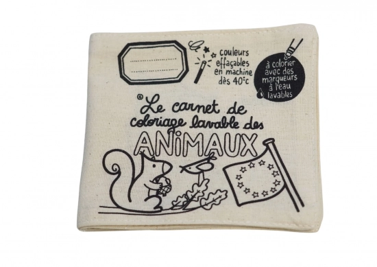 Cahier de coloriage lavable Animaux Cléo