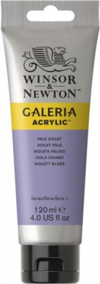 Peinture acrylique Violet pâle 120 ml Galeria Winsor et Newton