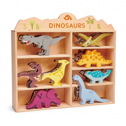 Dinosaures en bois X3 Tender Leaf Toys