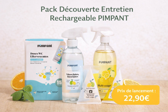 Pack Découverte Entretien Rechargeable PIMPANT
