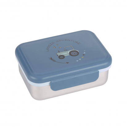 Boite à goûter inox Adventure Tracteur Lassig