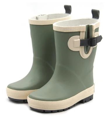 Bottes En Caoutchouc Vert Sauge Pointure  31