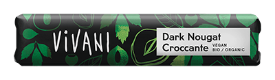 Vivani Barre dark nougat croccante bio 35g – Vivani